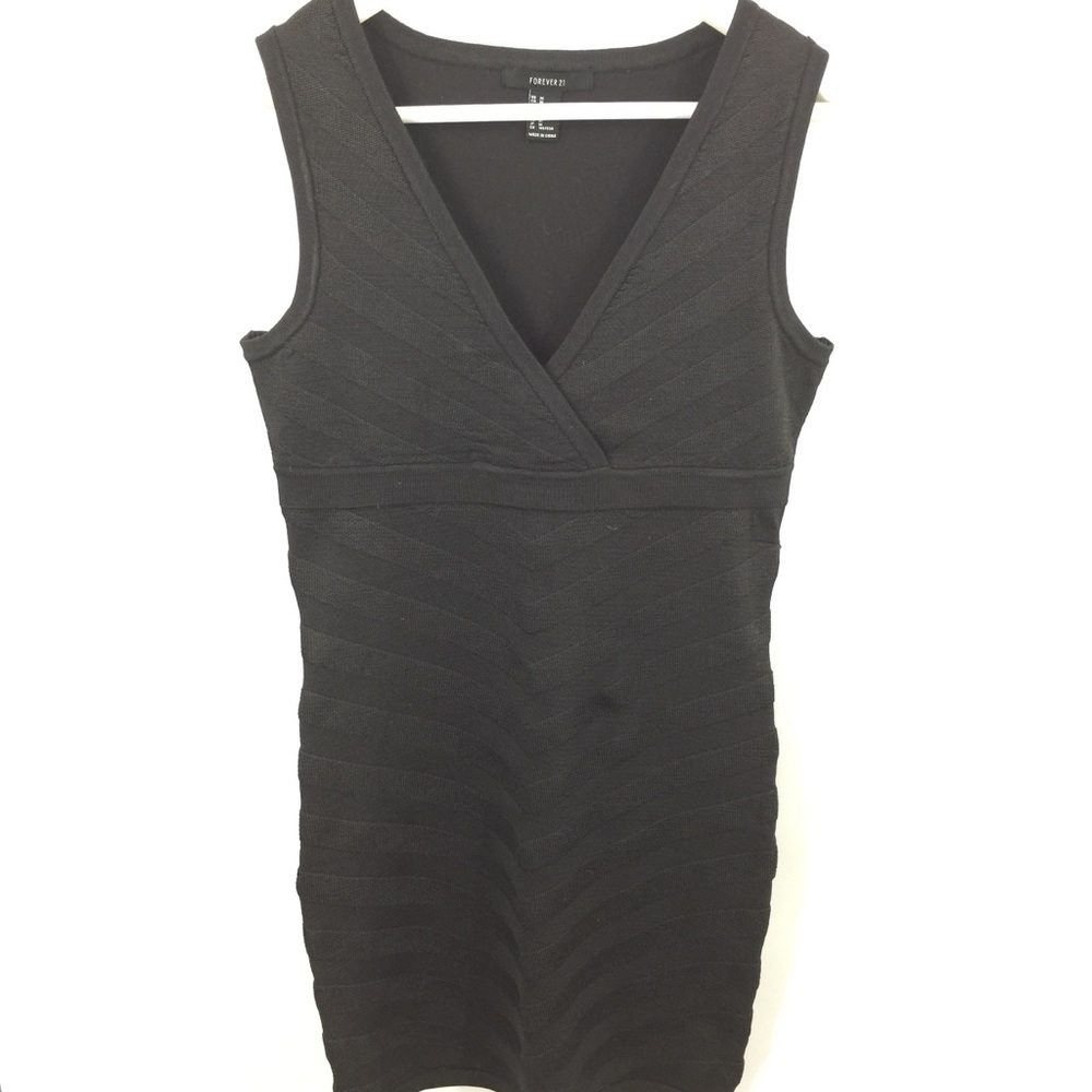 black fitted tight dress